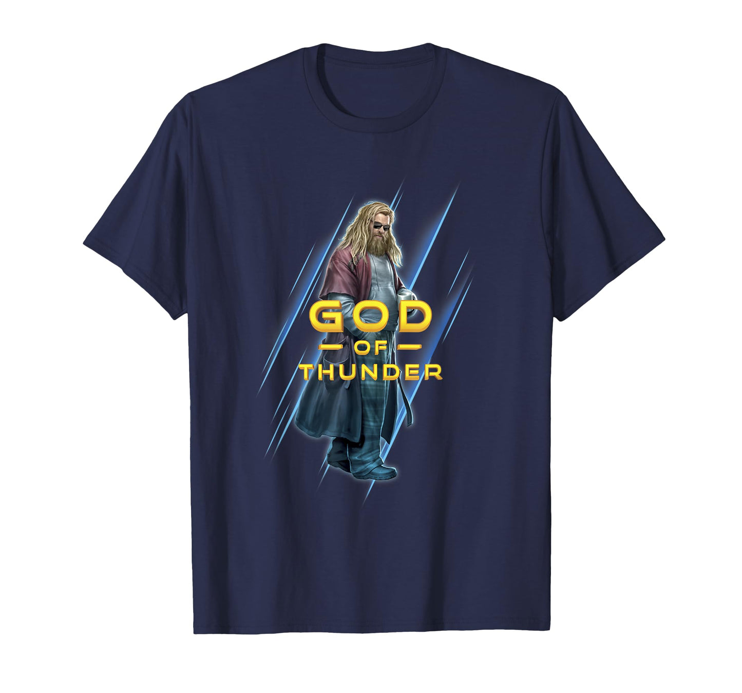 Marvel Avengers: Endgame Thor God Of Thunder Portrait T-Shirt