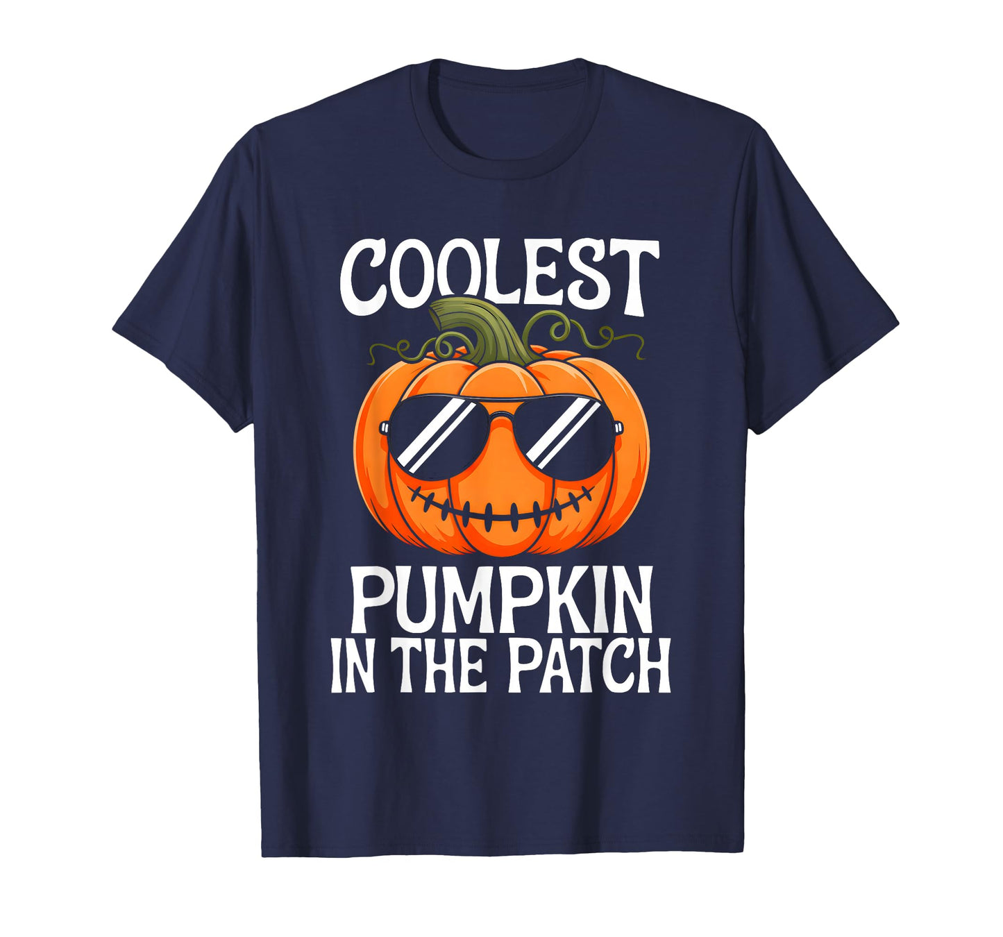 Coolest Pumpkin In The Patch Halloween Pumpkin Shirt For Boy T-Shirt