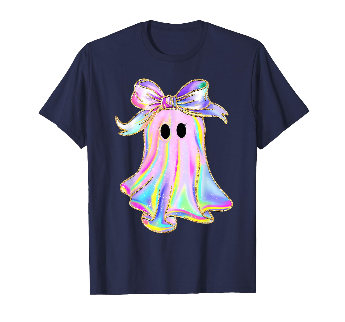 Ghost Coquette Bow Spooky Season Trick Or Treat Halloween T-Shirt