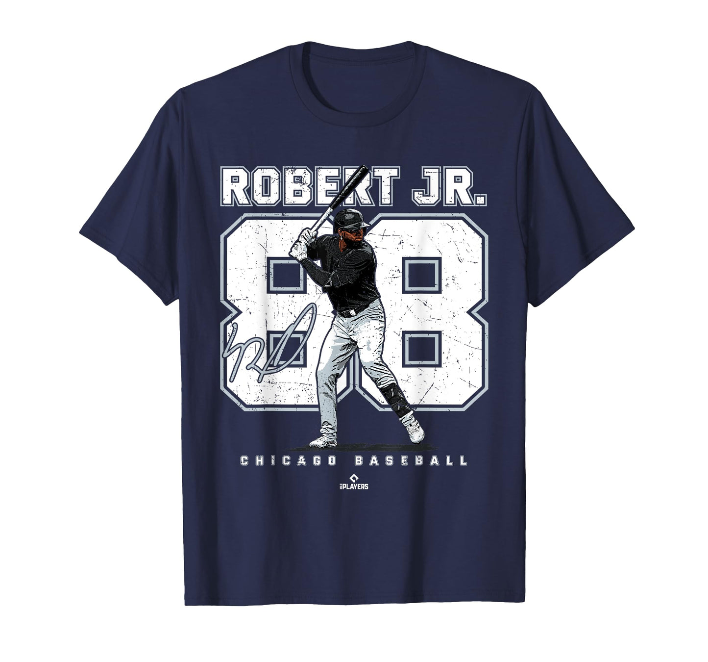 Number and Portrait Luis Robert Jr Chicago MLBPA T-Shirt