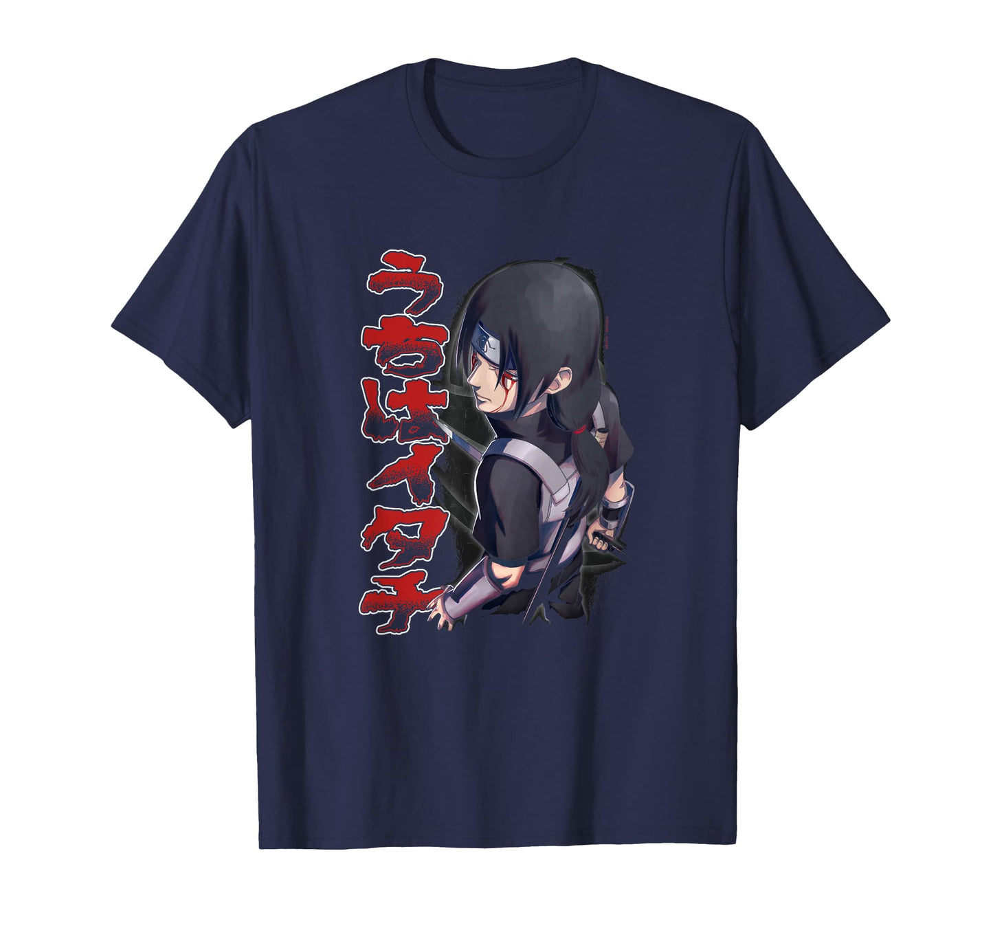 Naruto Shippuden Itachi Stance & Kanji T-Shirt