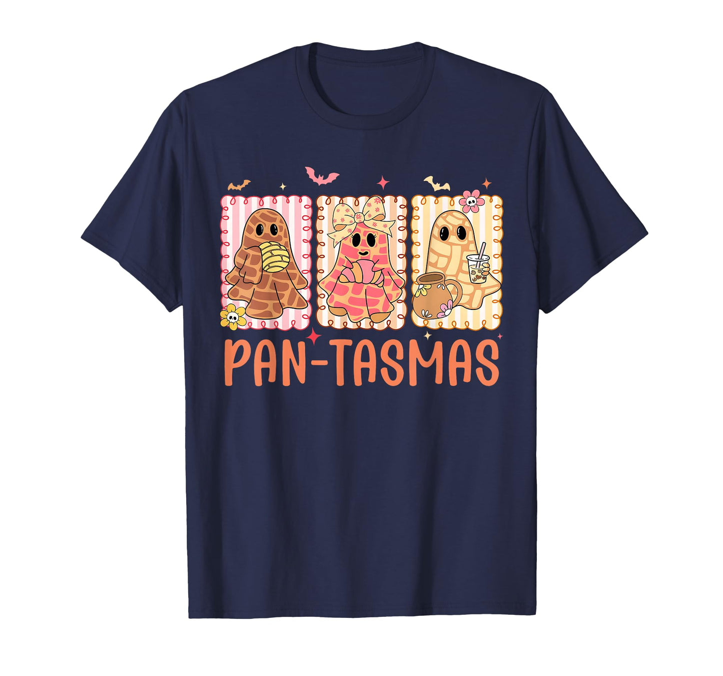 Ghost Halloween Pan Dulce Mexican Pan - Tasmas Pantasmas T-Shirt