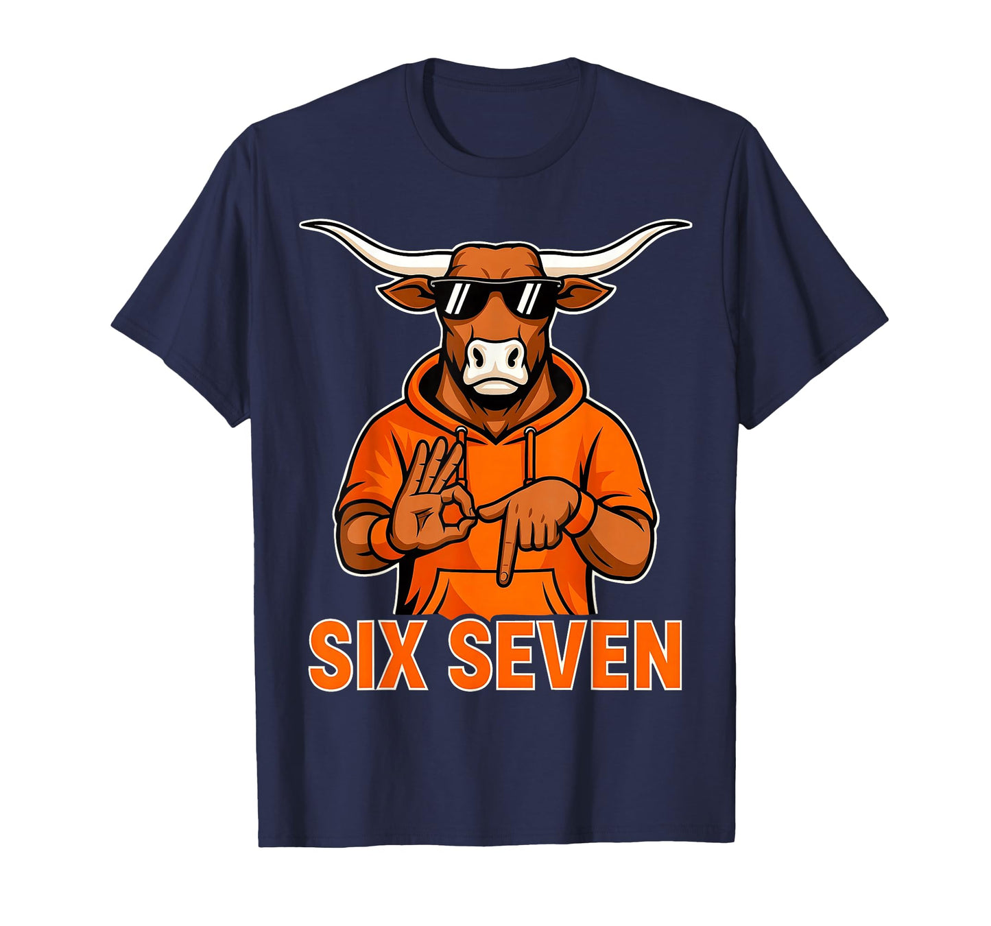 Vintage Six Seven Longhorn Name Gift for Men Women Kids T-Shirt