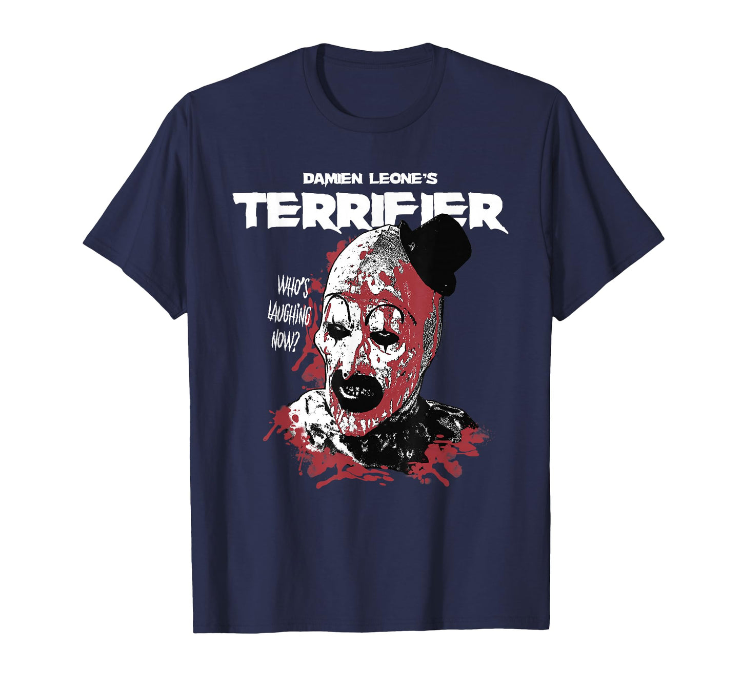 Terrifier Distressed Art The Clown Graphic Horror Movie T-Shirt