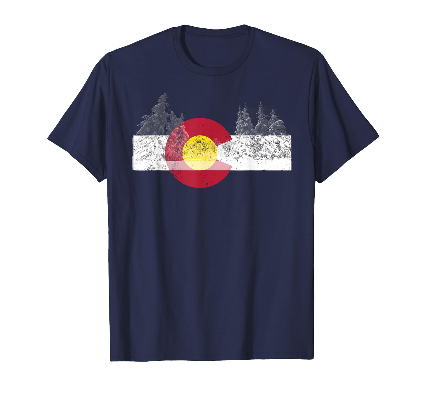 State of Colorado Flag Men Women Kids Novelty Gift T-Shirt