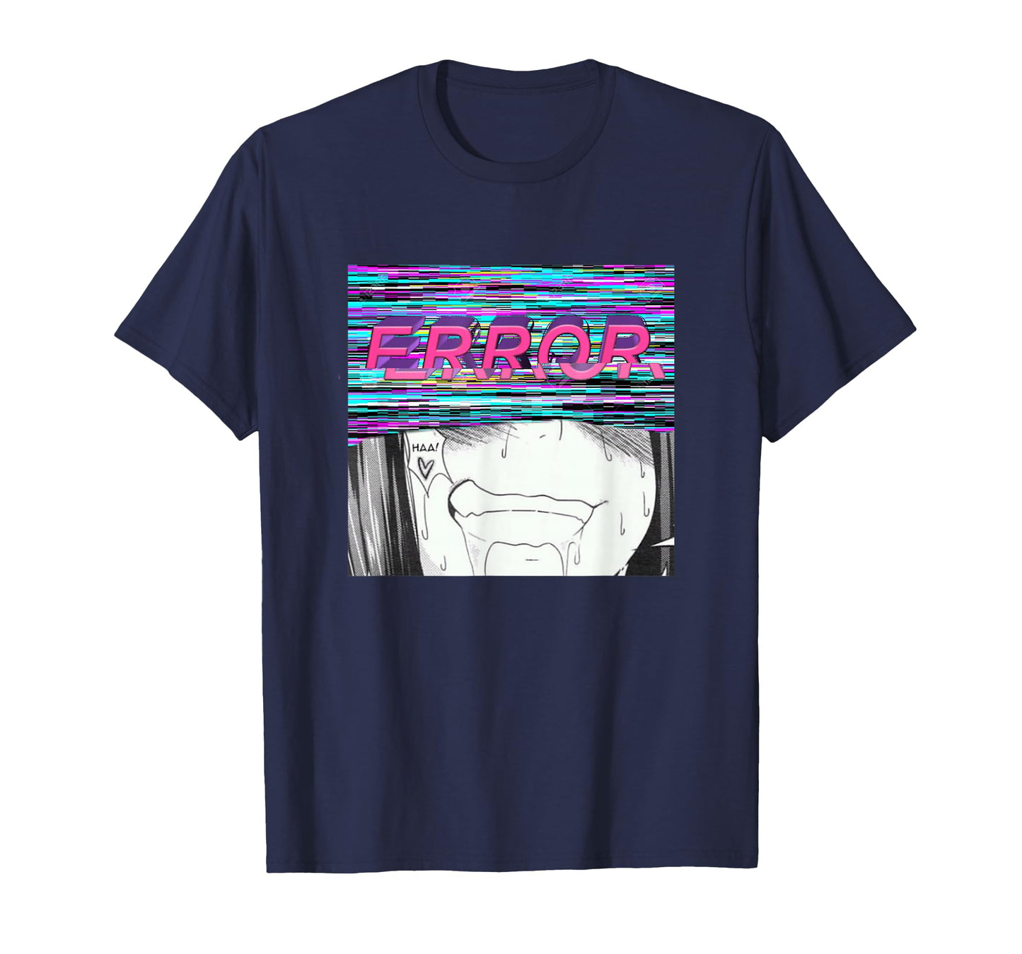 Error Vaporwave Ahegao Kink Doujinshi Hentai Ecchi Edit T-Shirt