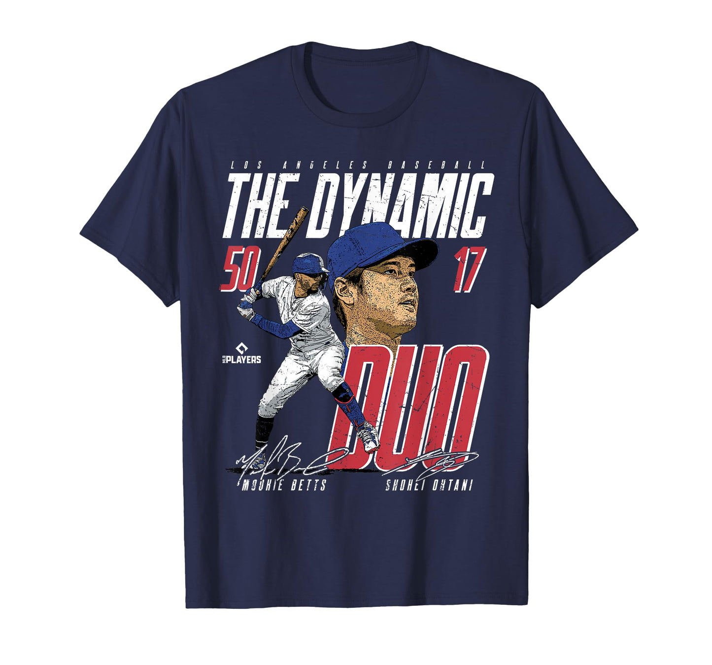 Mookie Betts & Shohei Ohtani | LA MLB Players | MLBDDUO3002 T-Shirt