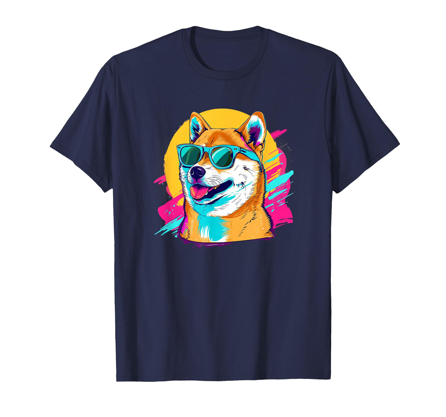 Doge Meme Lover Retro Vintage 80s Shiba Inu T-Shirt