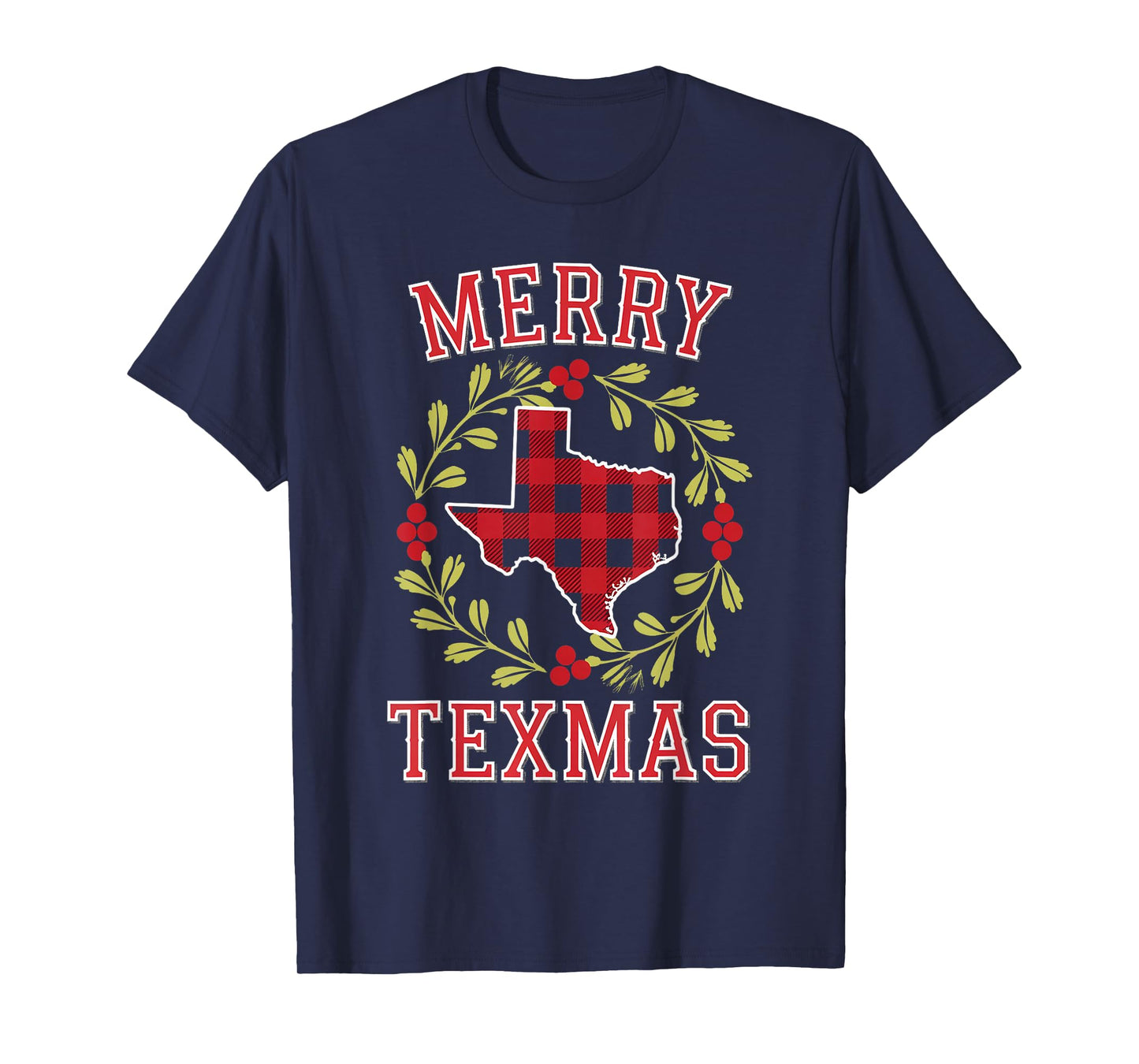 Funny Merry Texmas Texas State Family Christmas Xmas Pajama T-Shirt