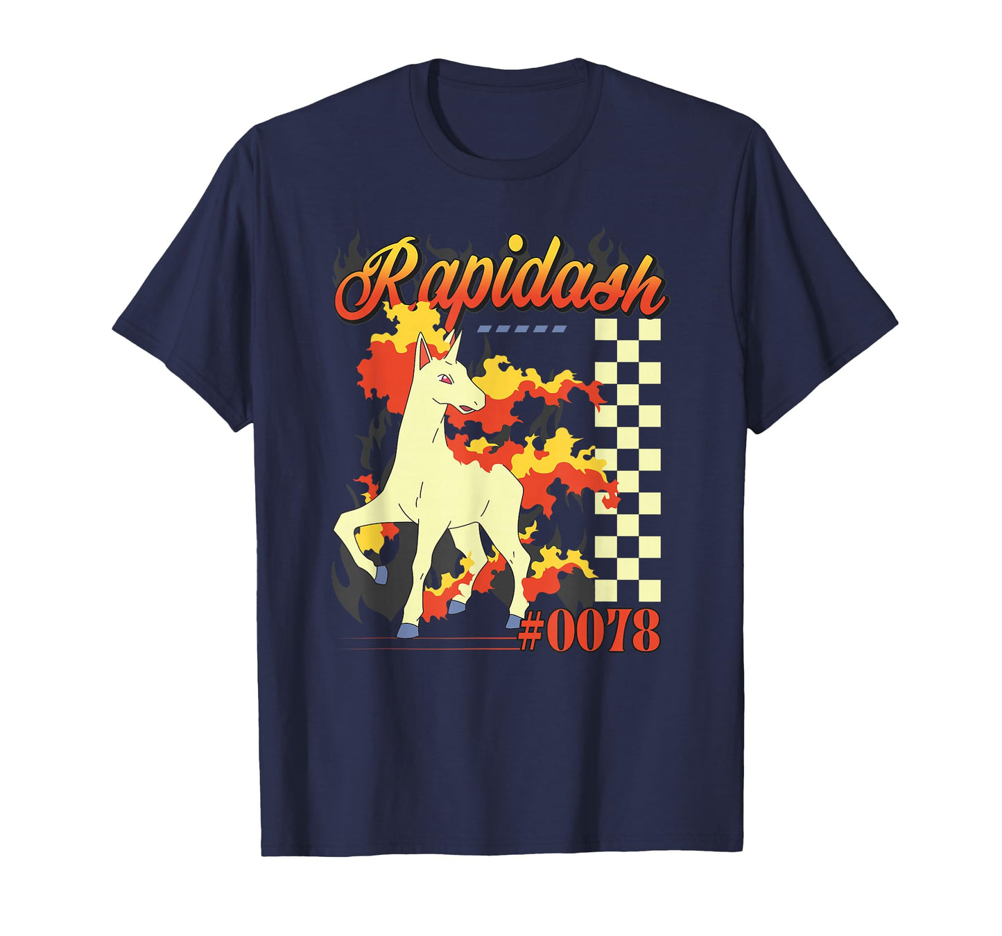 Pokémon Rapidash Pokedex Entry #0078 Cool Pose T-Shirt