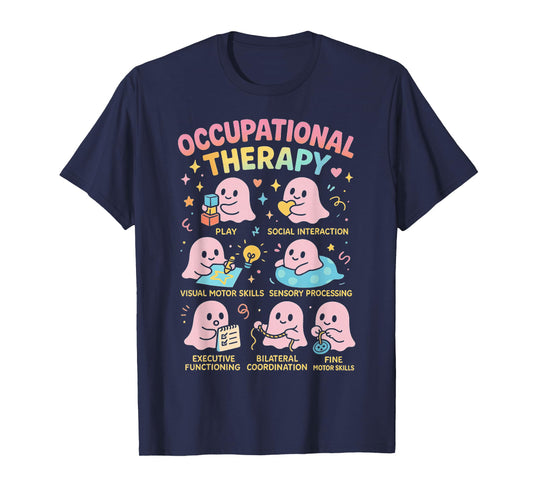 Funny Occupational Therapy Halloween Pediatric Therapy Lover T-Shirt