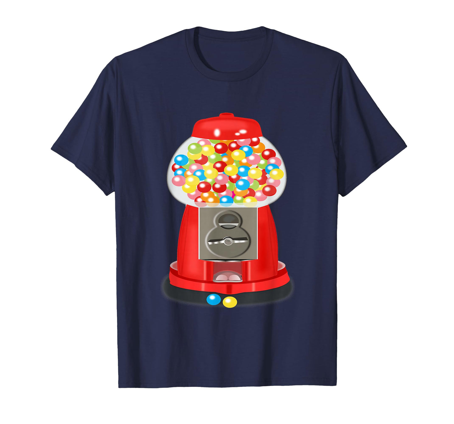Gumball Machine T-Shirt Candy Vending Sweets Graphic Tee T-Shirt