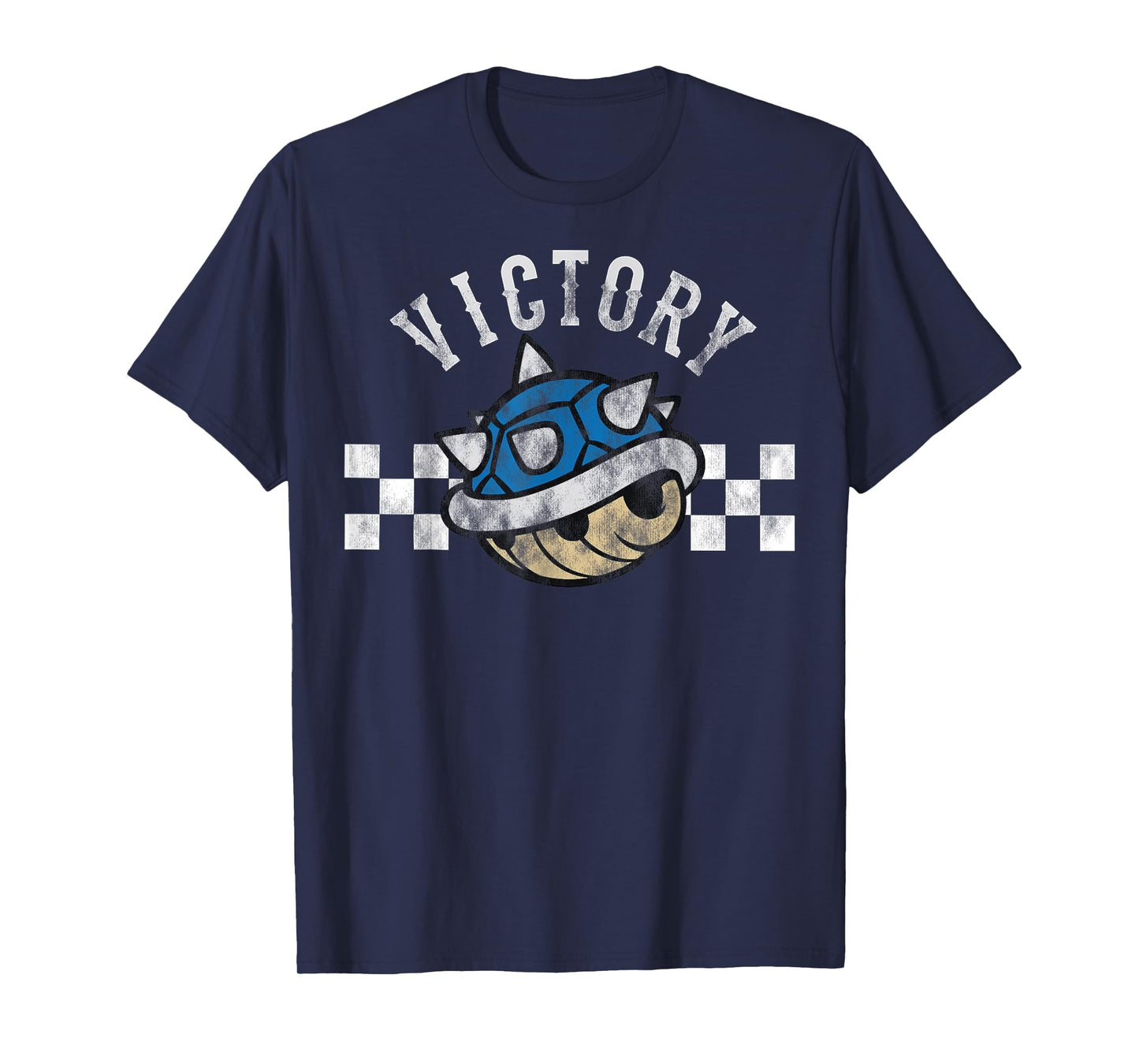 Nintendo Mario Kart Blue Shell Victory Finish Line T-Shirt