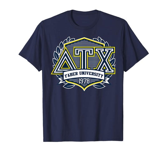 Animal House Faber University 1978 Frat Logo Graphic T-Shirt T-Shirt