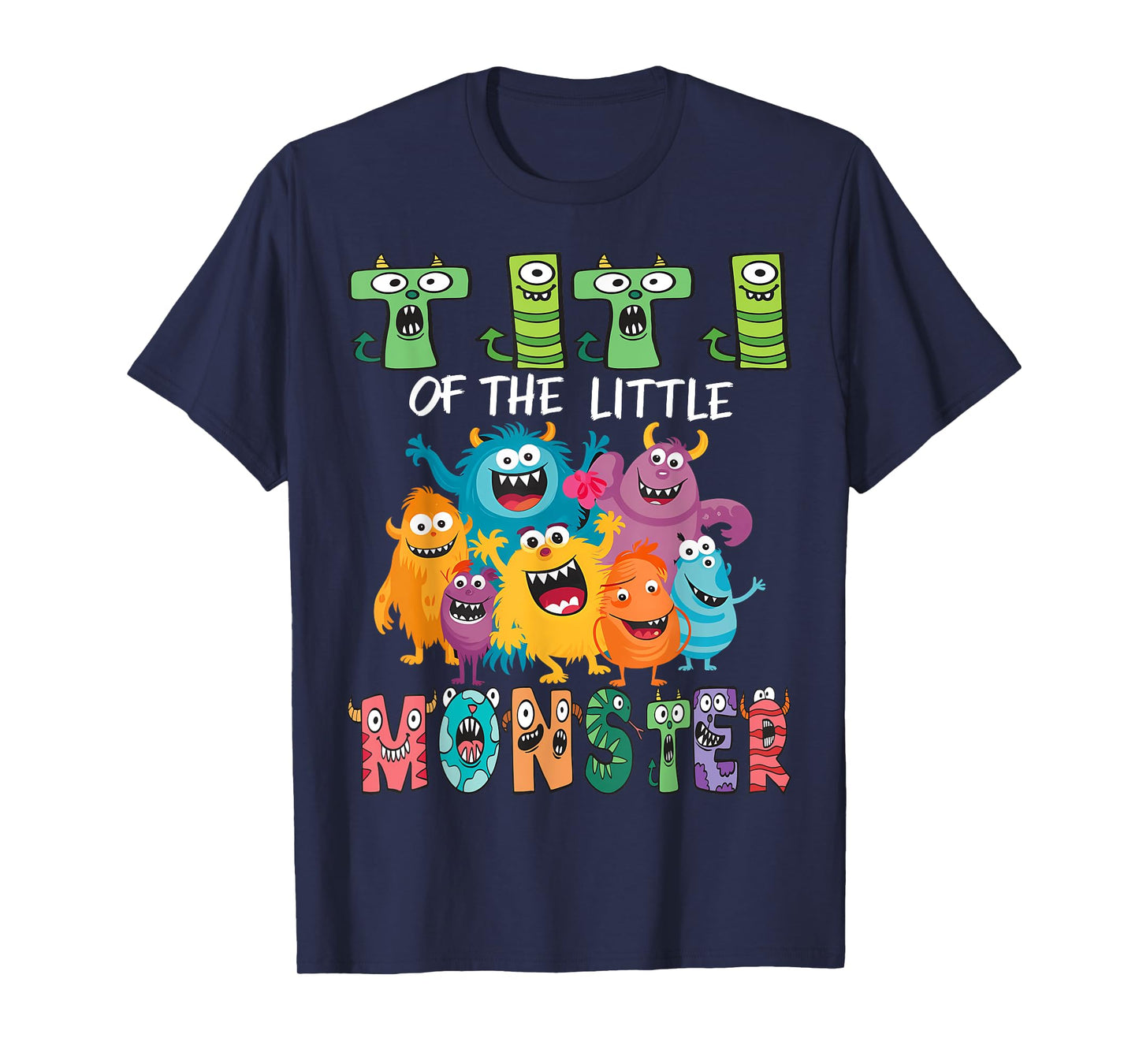 Titi Of The Little Monster Kids 1St Birthday Party T-Shirt
