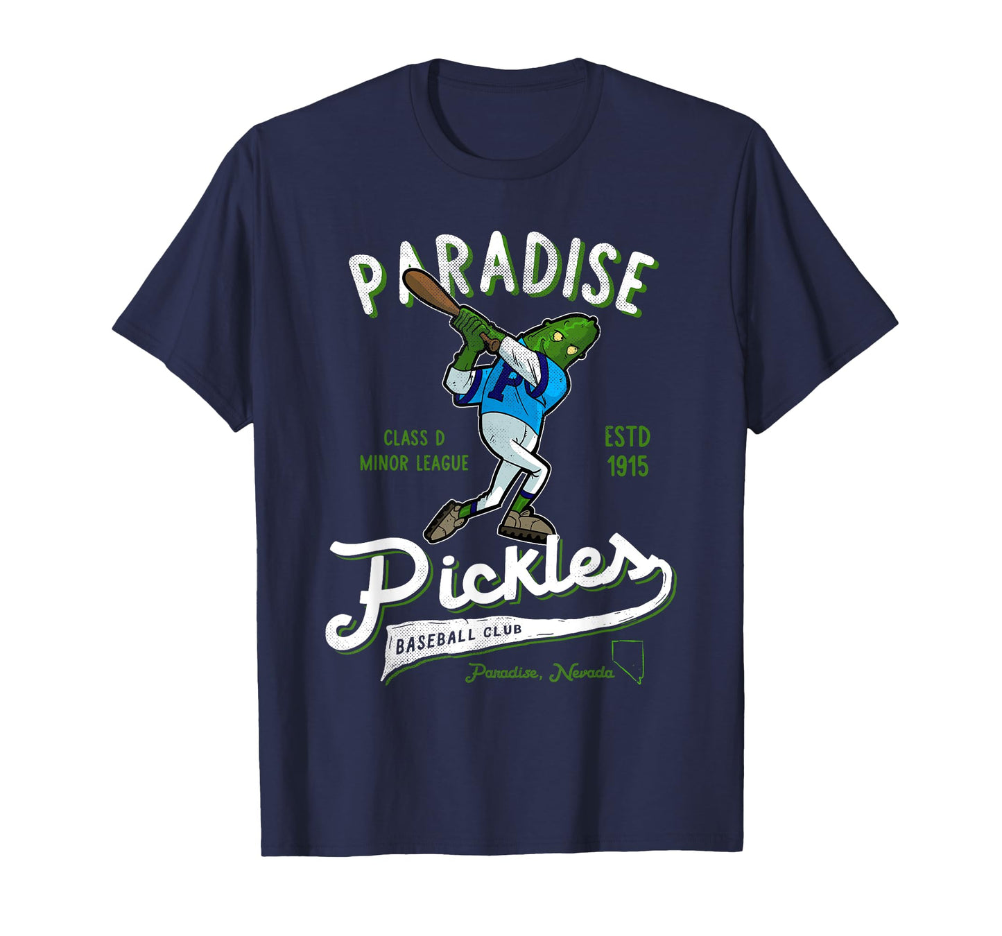 Paradise Pickles Retro Minor League Baseball Team T-Shirt