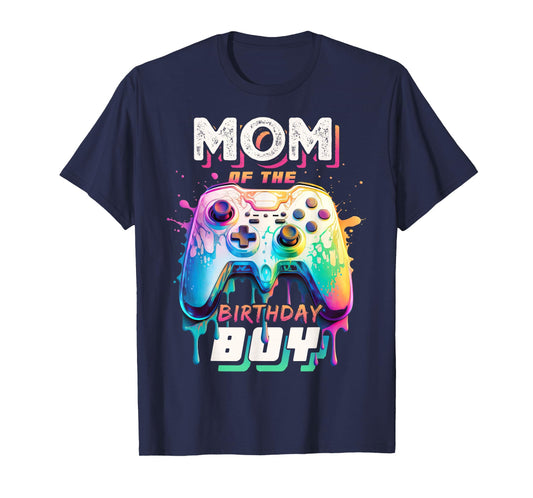 Mom of the Birthday Boy Matching Video Game Birthday Party T-Shirt