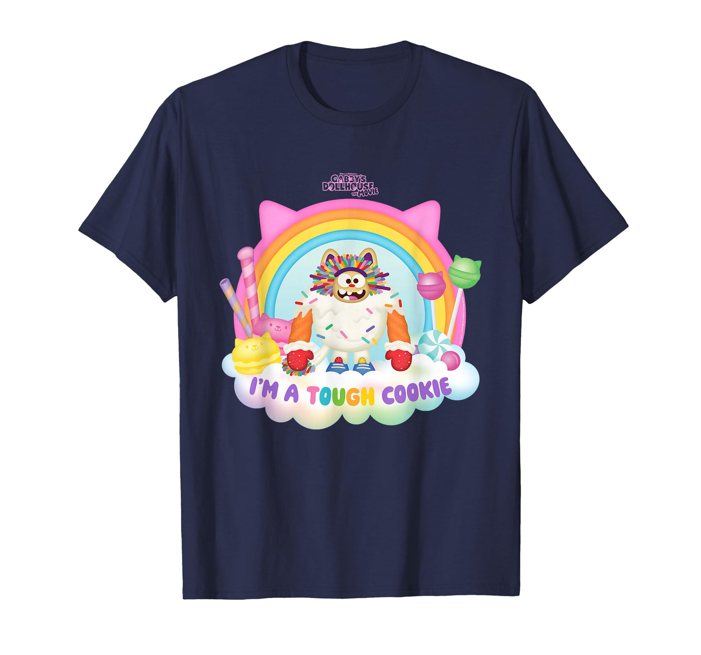 DreamWorks Gabby’s Dollhouse The Movie I’m A Tough Cookie T-Shirt