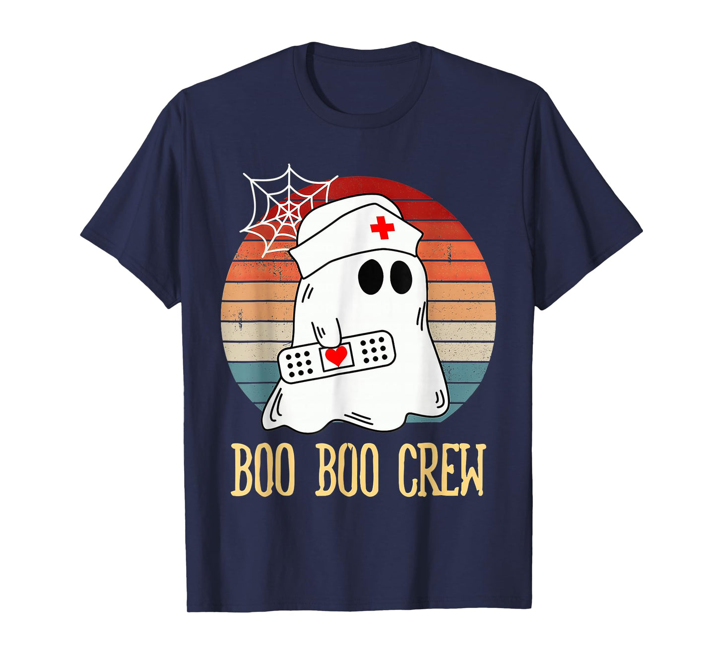Boo Boo Crew Nurse Ghost Halloween Costume T-Shirt