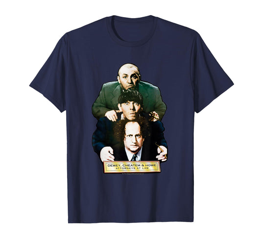 TTS- The Three Stooges Dewey, Cheatem & Howe: Attorneys T-Shirt