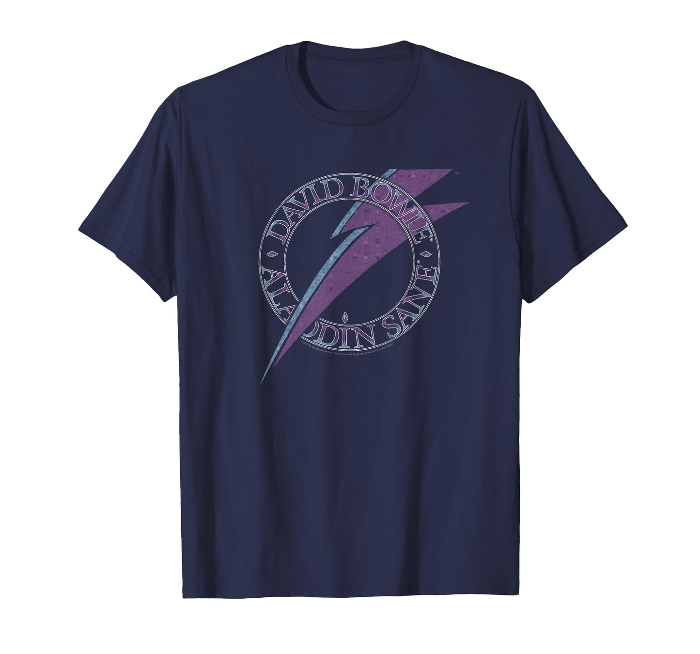 David Bowie - Aladdin Sane Lightning Logo T-Shirt