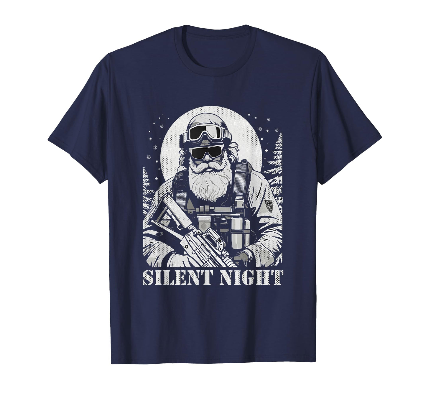 Veteran Santa Claus Patriotic American Soldier Vets Xmas T-Shirt