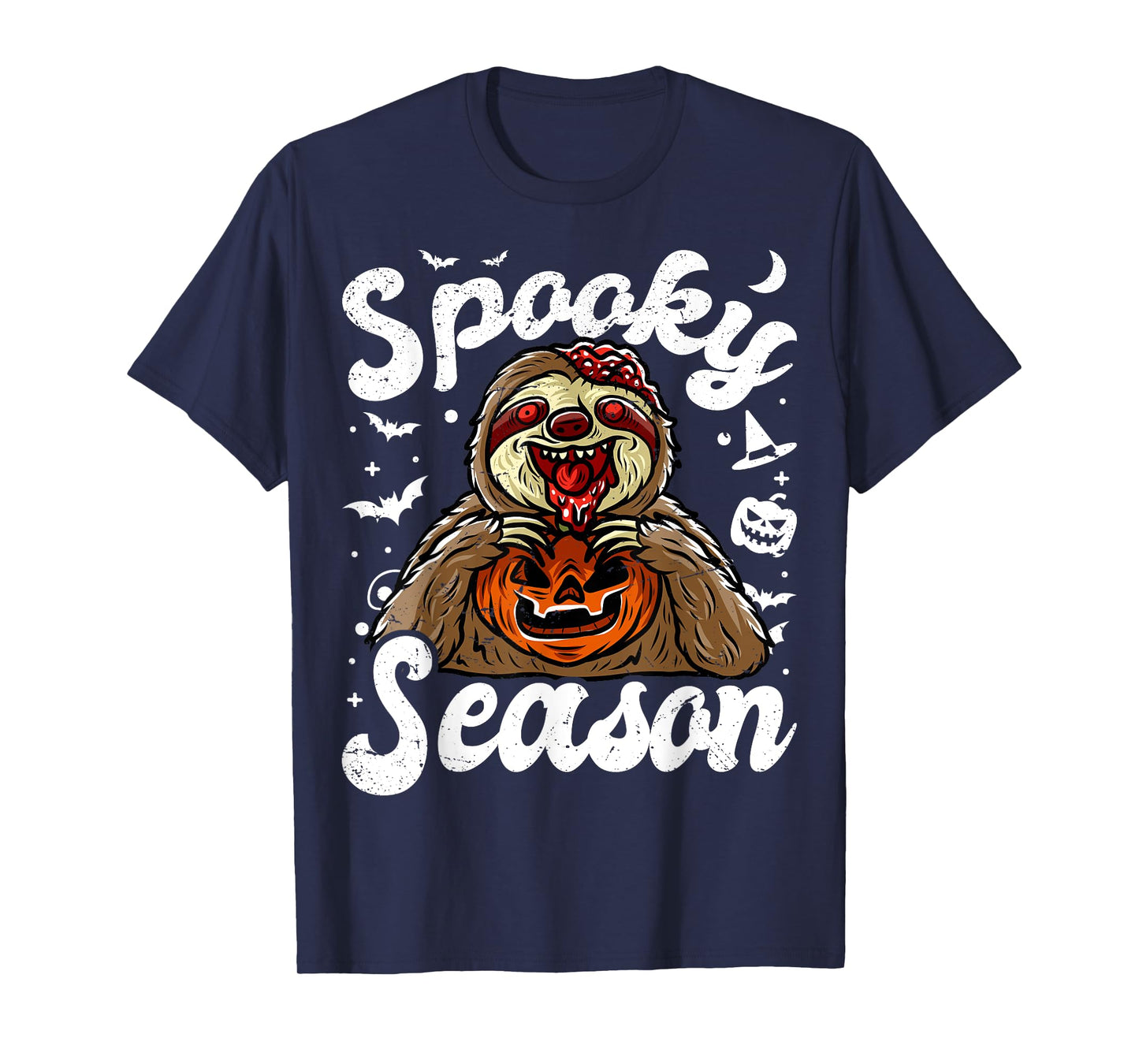 Sloth Boo Zombie Trick Or Treat Halloween Costume T-Shirt