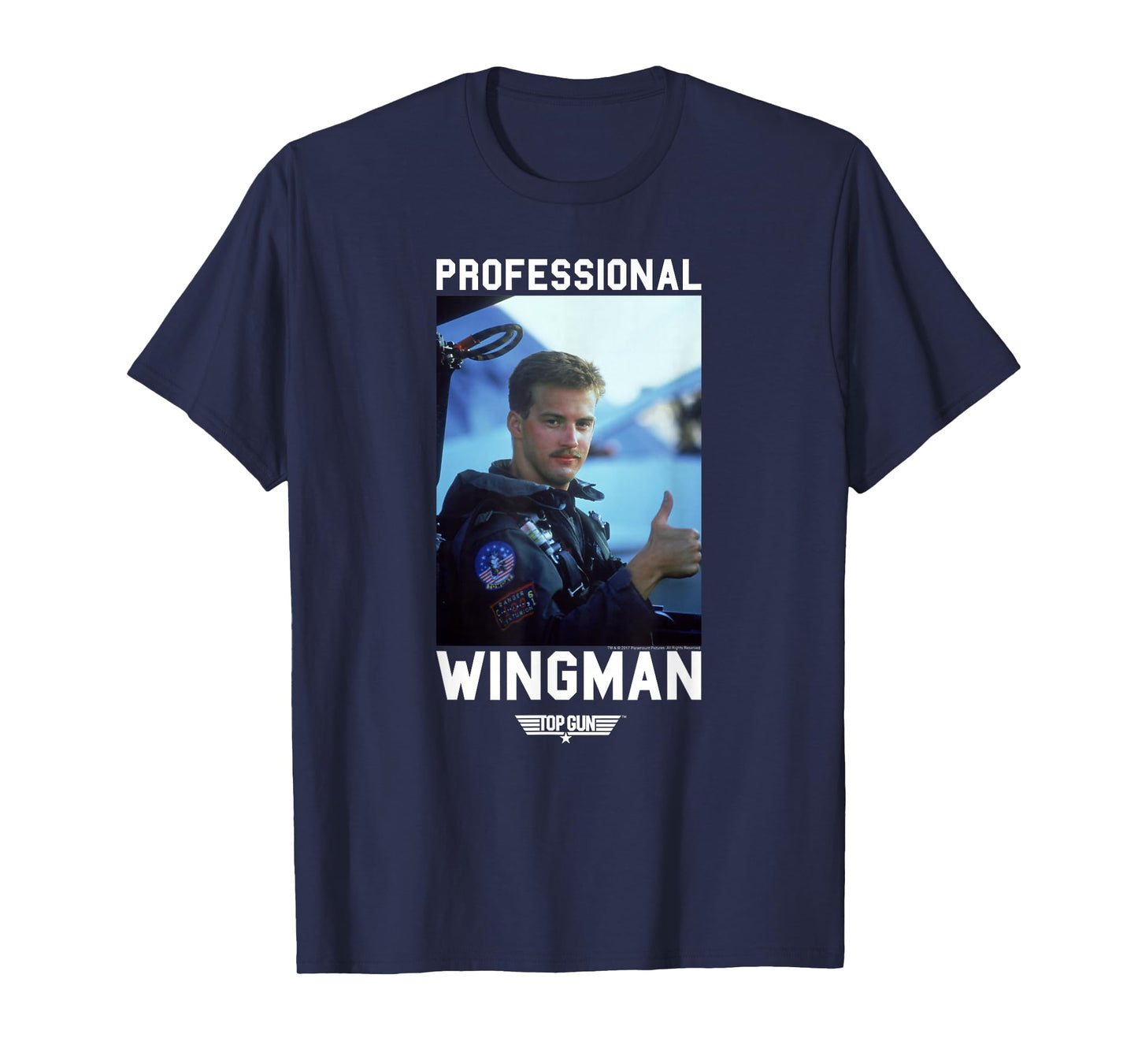 Top Gun Professional Wingman Goose Photo Action Movie T-Shirt