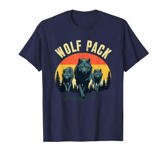 Cool Wolf Costume For Men Women Kids Howling Wolf Wolf Lover T-Shirt