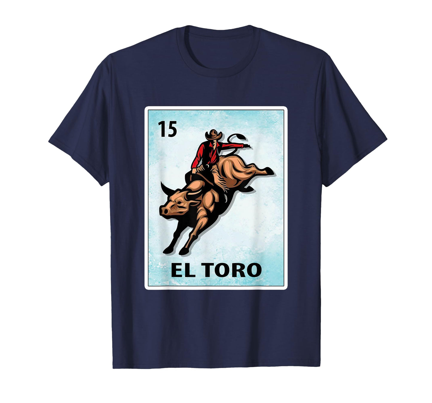 El Toro Mexican Bull Riding Cards T-Shirt
