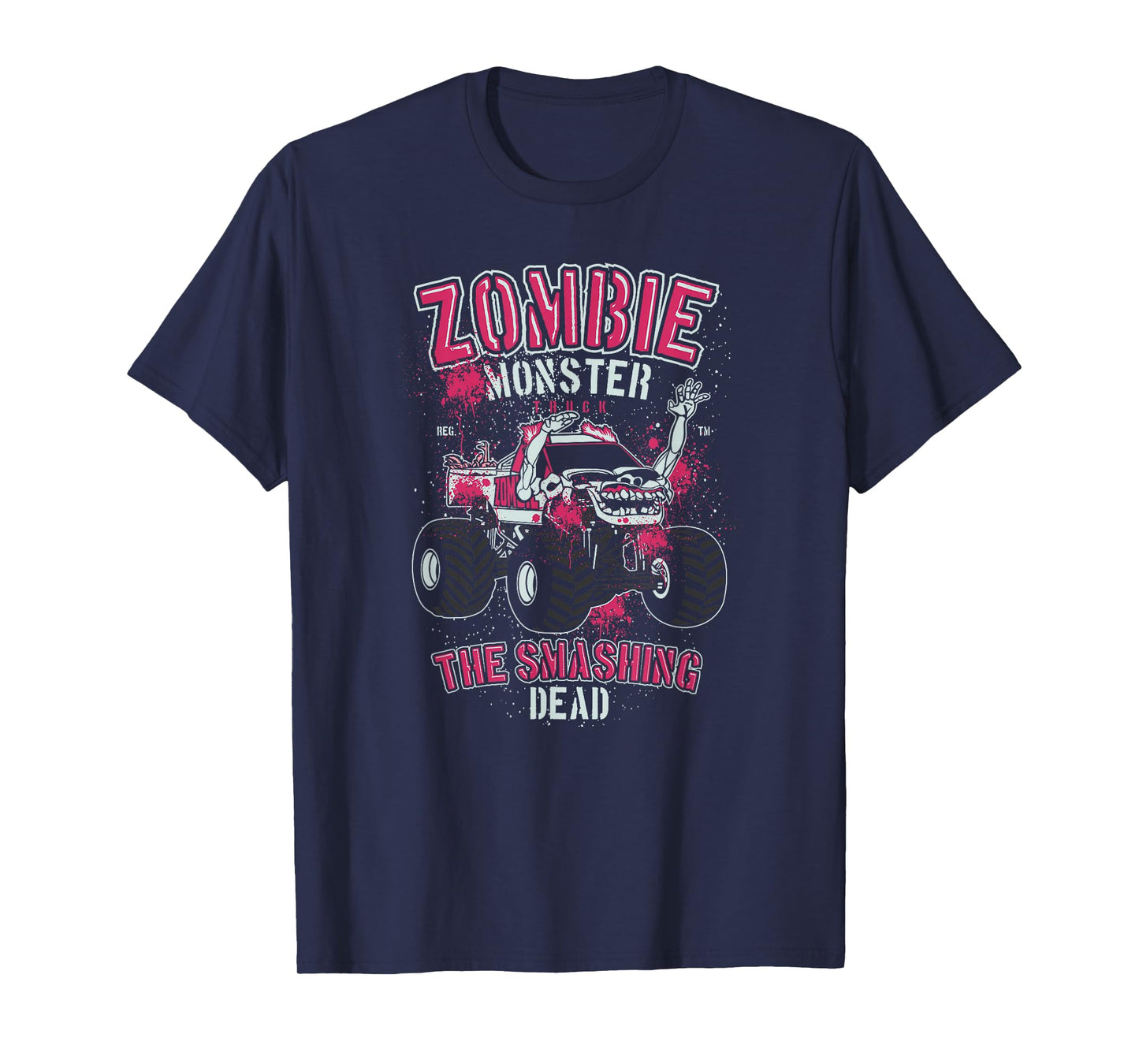 FUNNY MONSTER TRUCK ZOMBIE MONSTER THE SMASHING DEAD TRUCK T-Shirt