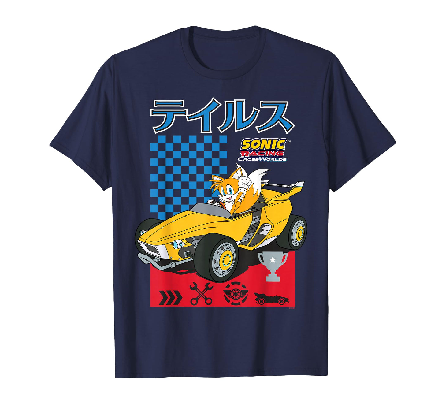 Sonic Racing CrossWorlds - Time to Drive Tails T-Shirt