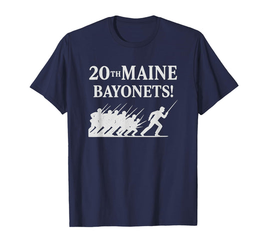 20th Maine Bayonets Civil War Gettysburg T-Shirt