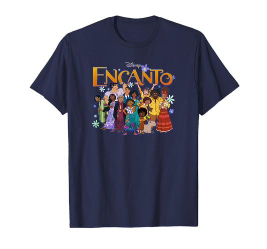 Disney Encanto Family Group Portrait Logo T-Shirt Small