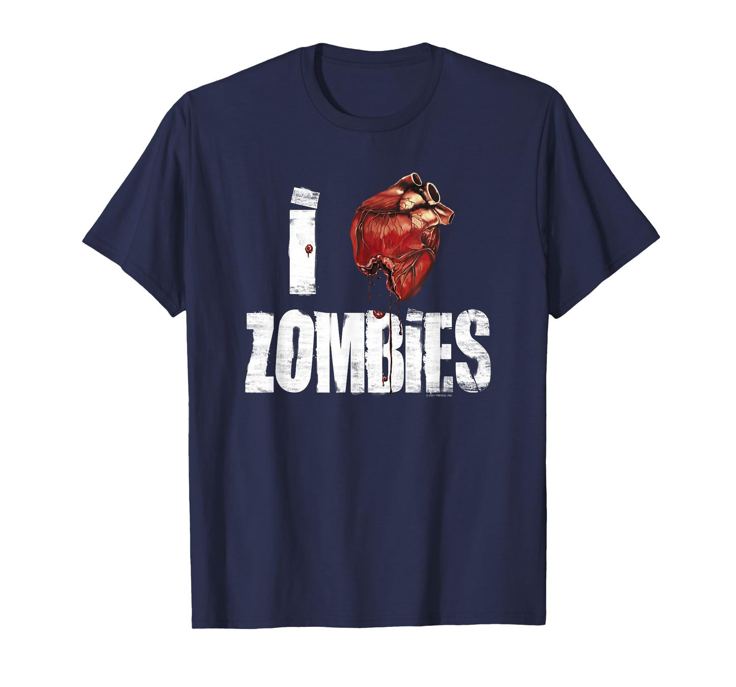 I Heart Zombies Adult T-Shirt T-Shirt