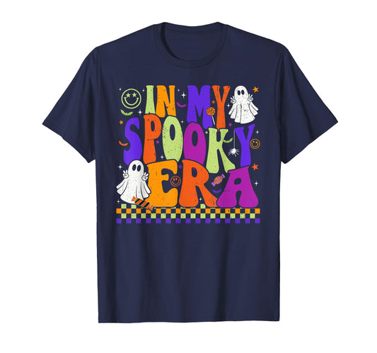 In My Spooky Era Retro Halloween Groovy Men Women Kids T-Shirt