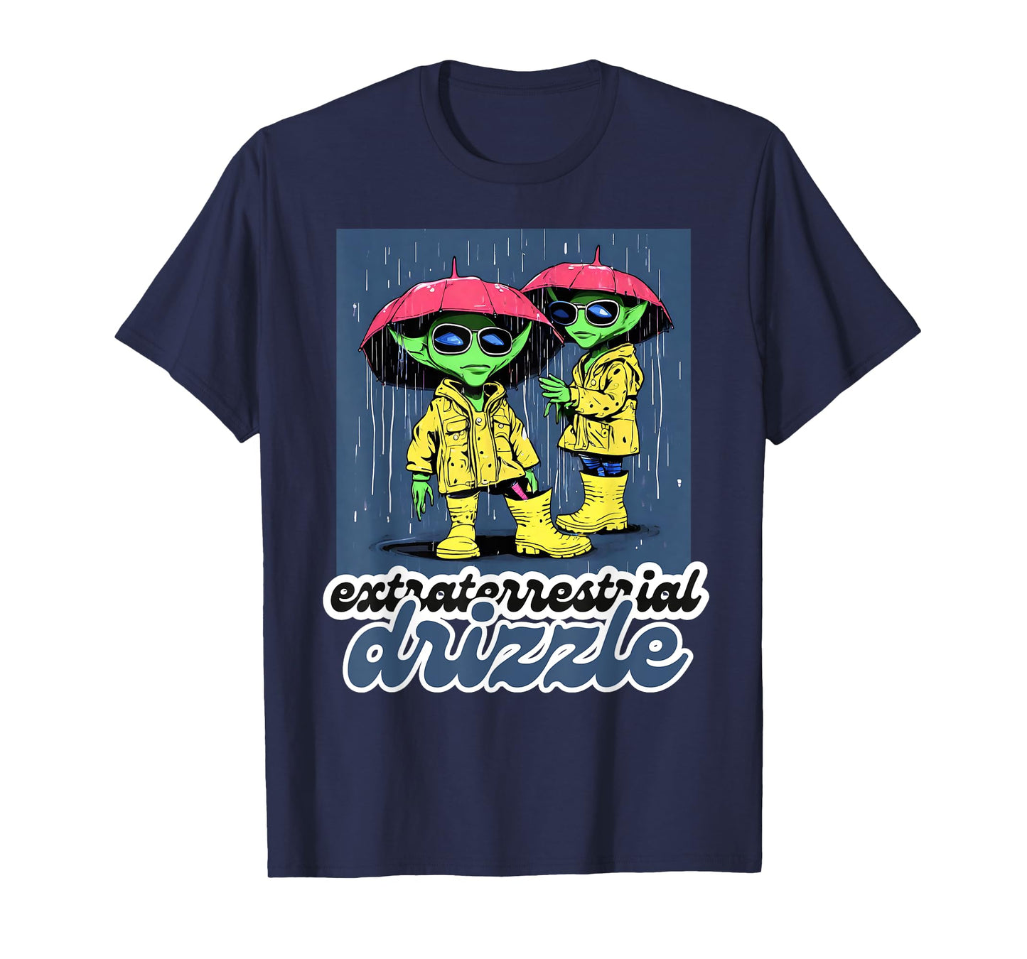 Extraterrestrial Drizzle Alien Design T-Shirt