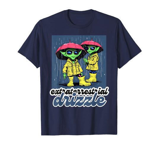 Extraterrestrial Drizzle Alien Design T-Shirt