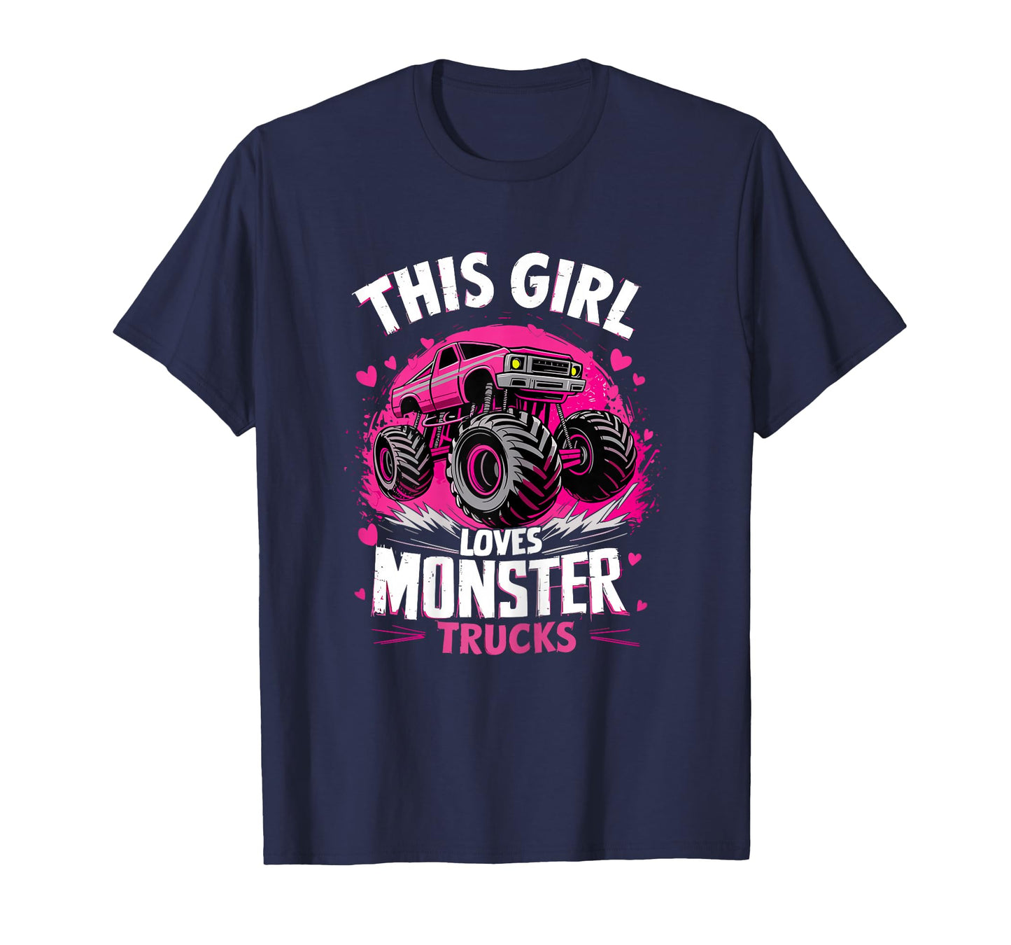 This Girl Loves Monster Trucks T-Shirt