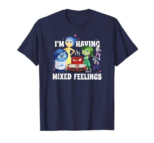 Inside Out - Joy Sadness Disgust Anger Fear Mixed Feelings T-Shirt