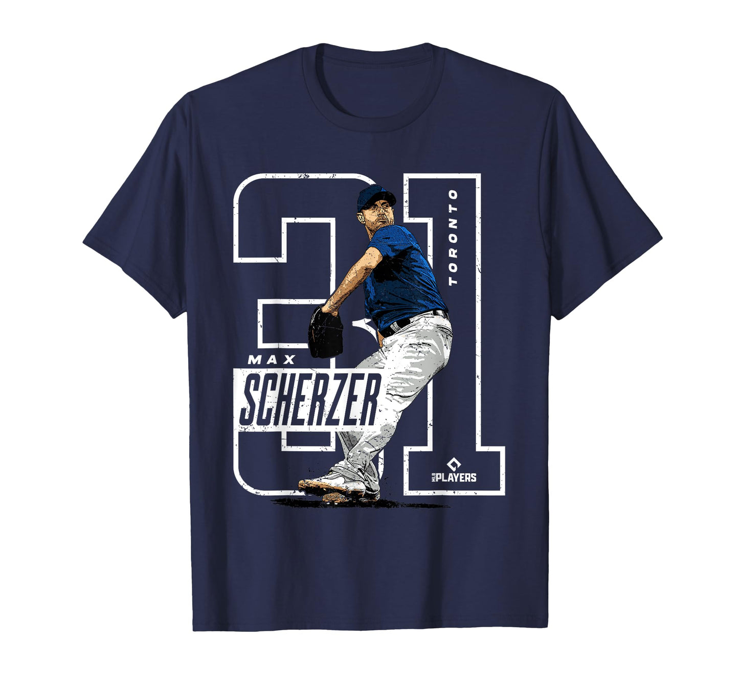 Max Scherzer | Texas MLB Baseball Players| MLBMSC204M T-Shirt