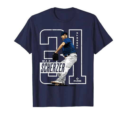 Max Scherzer | Texas MLB Baseball Players| MLBMSC204M T-Shirt