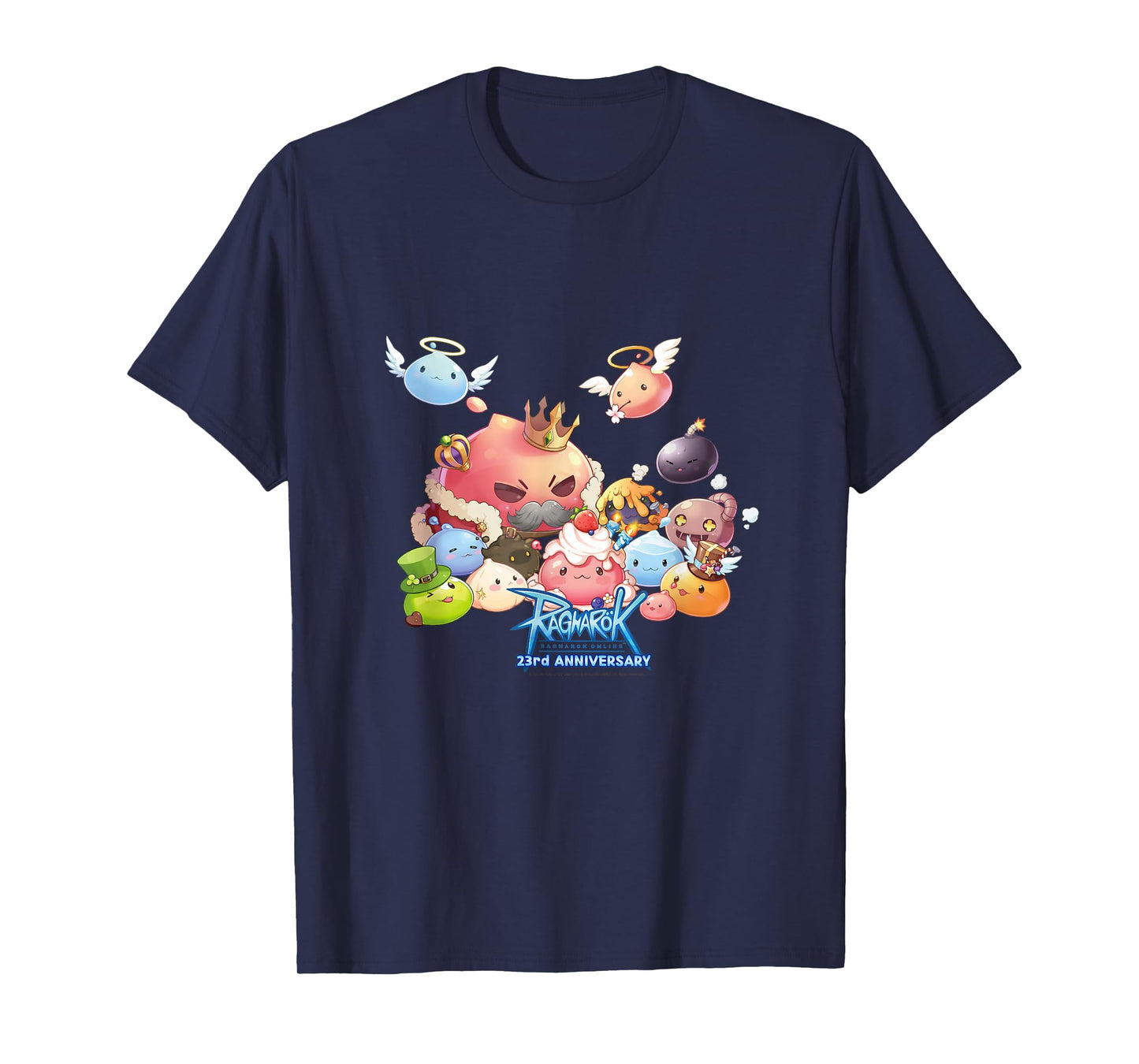 Ragnarok Poring Parade – 23rd Anniversary Character Art T-Shirt