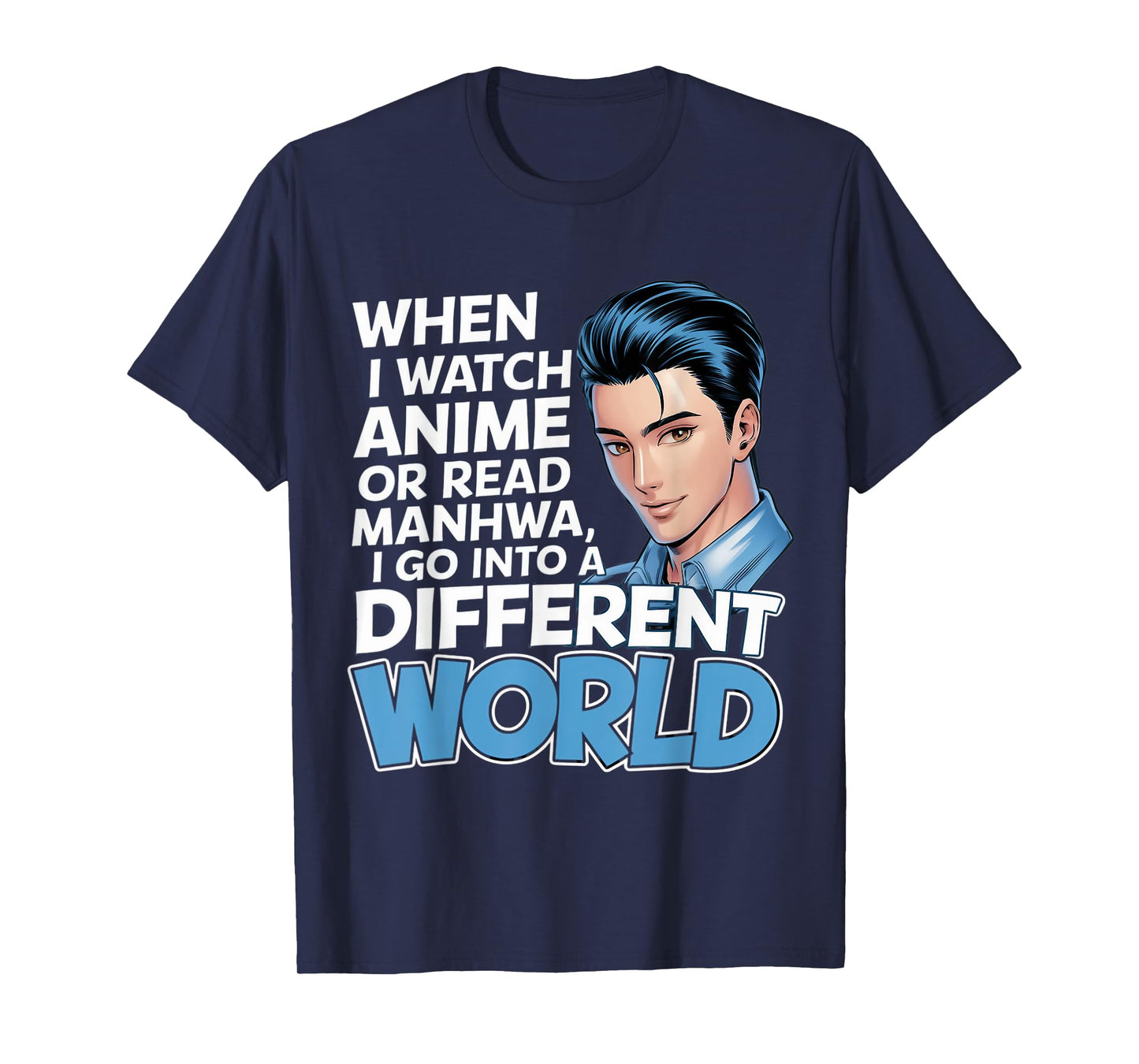 Anime Read Manhwa Otaku Manga Reader Manhwa Kawaii Anime T-Shirt