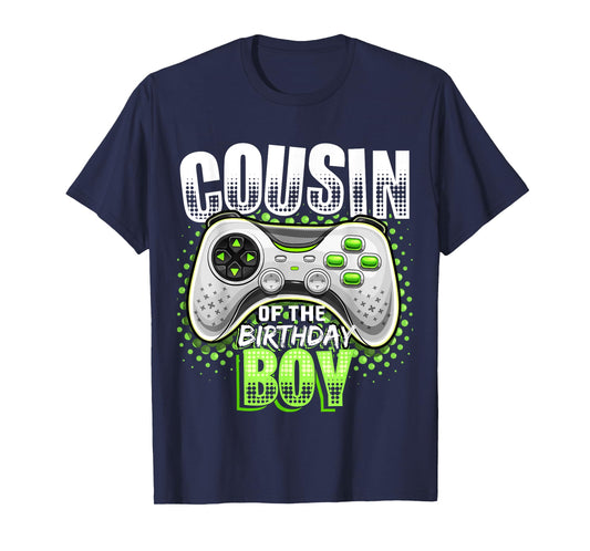 Cousin of the Birthday Boy Matching Video Game Birthday Gift T-Shirt