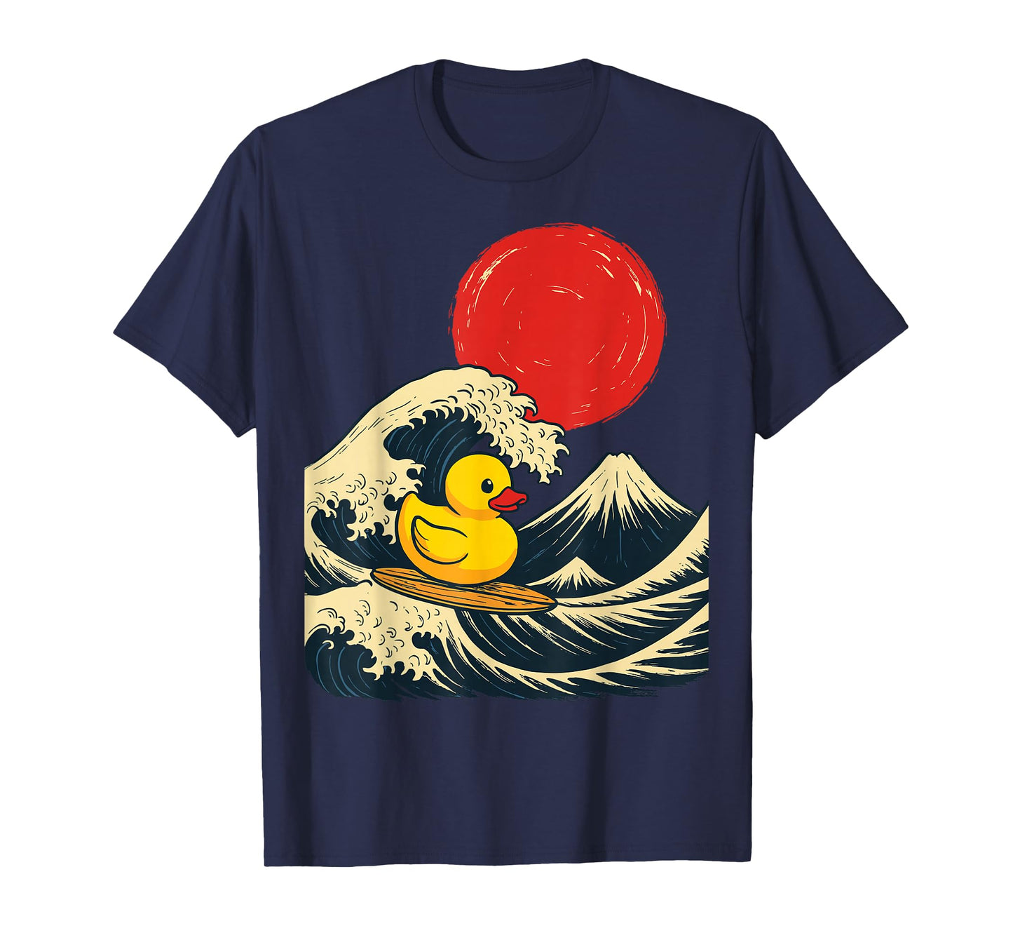 Rubber Duck Surfing Japanese T-Shirt