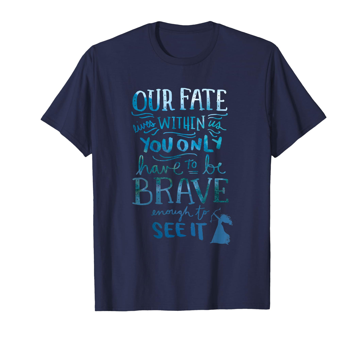 Disney Pixar Brave Our Fate Lies Within Us Merida Silhouette T-Shirt