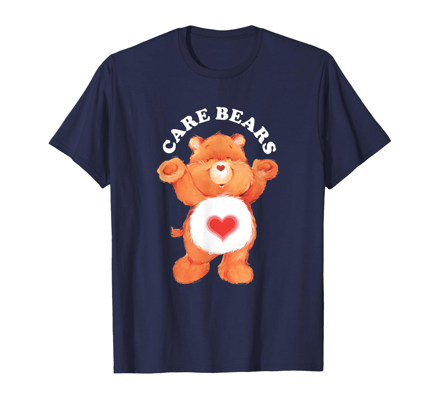 Care Bears Tenderheart Holding Logo Cute Cartoon T-Shirt