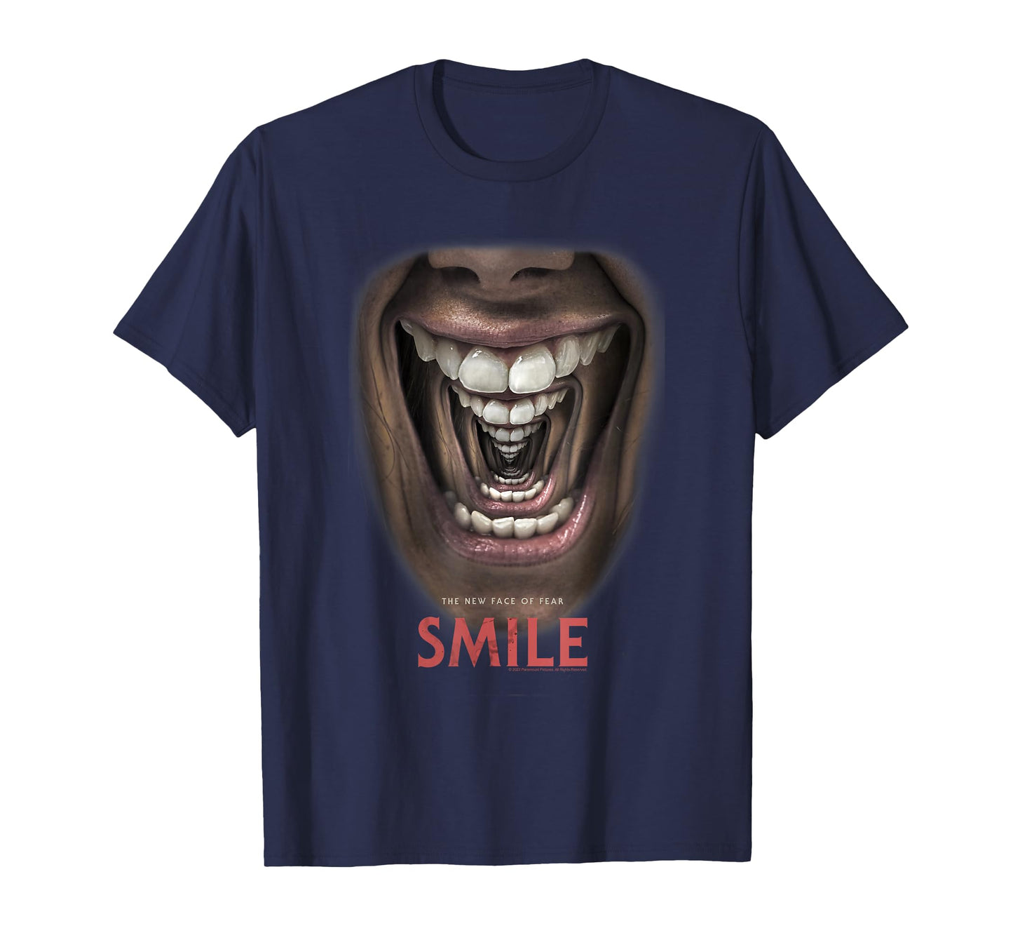 Smile Droste Mirror Effect Horror Movie Poster T-Shirt
