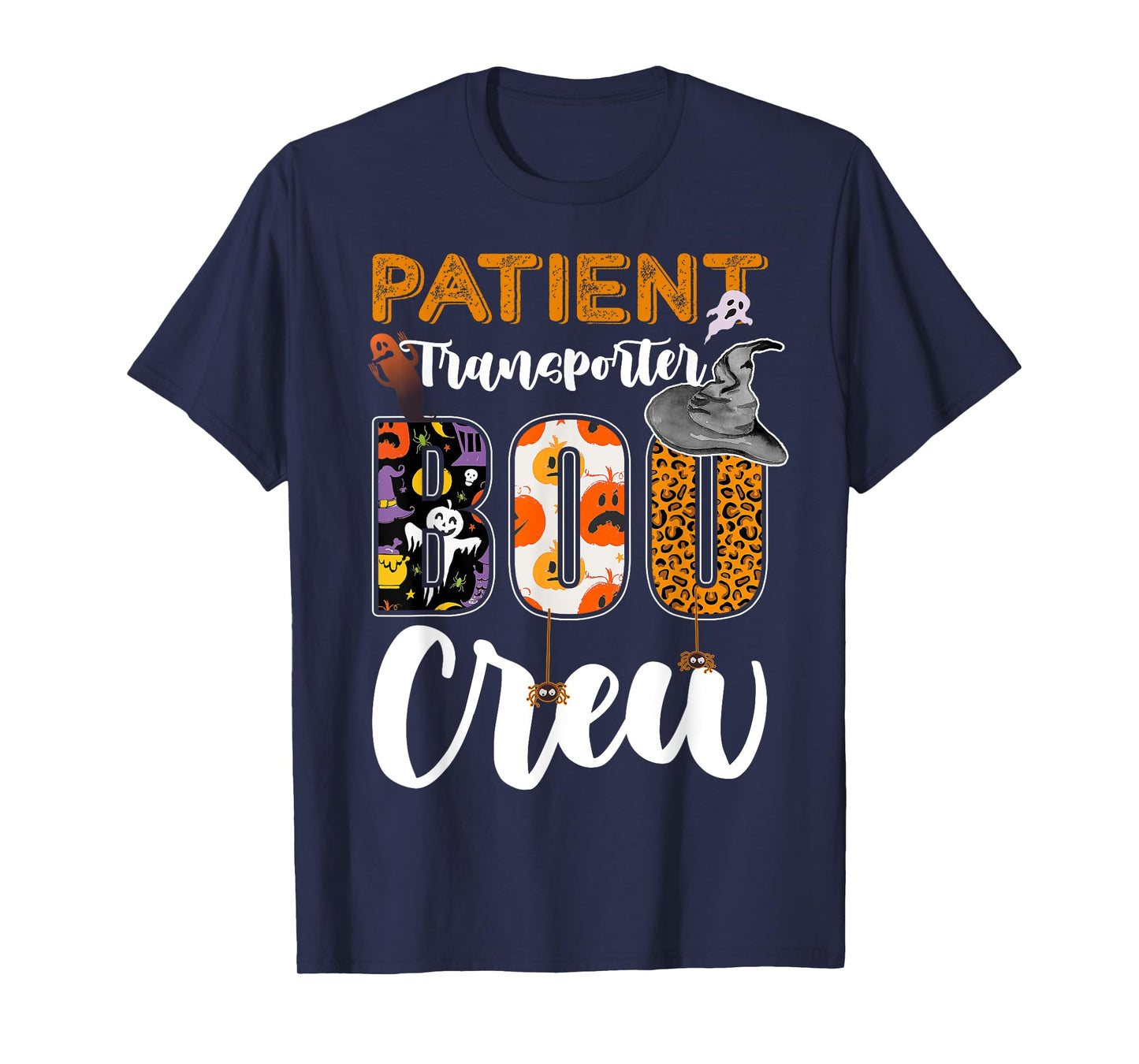 Patient Transporter Boo Crew Halloween Matching T-Shirt